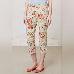 Hei Hei (Anthropologie) - Sundrop Cargo Pants Flower Print - Size US 6
